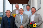 Der Vorstand: Thomas Schott, Bernhard Katritzki, Andreas Franke, Dirk Höhne, Nico Degler (von links)